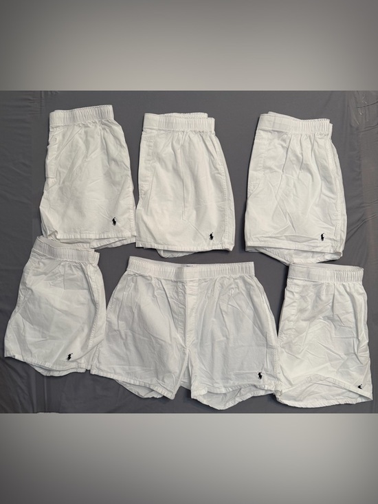 Ralph Lauren Other - Ralph Lauren Size M White Cotton Boxer Shorts with Black Polo Logo